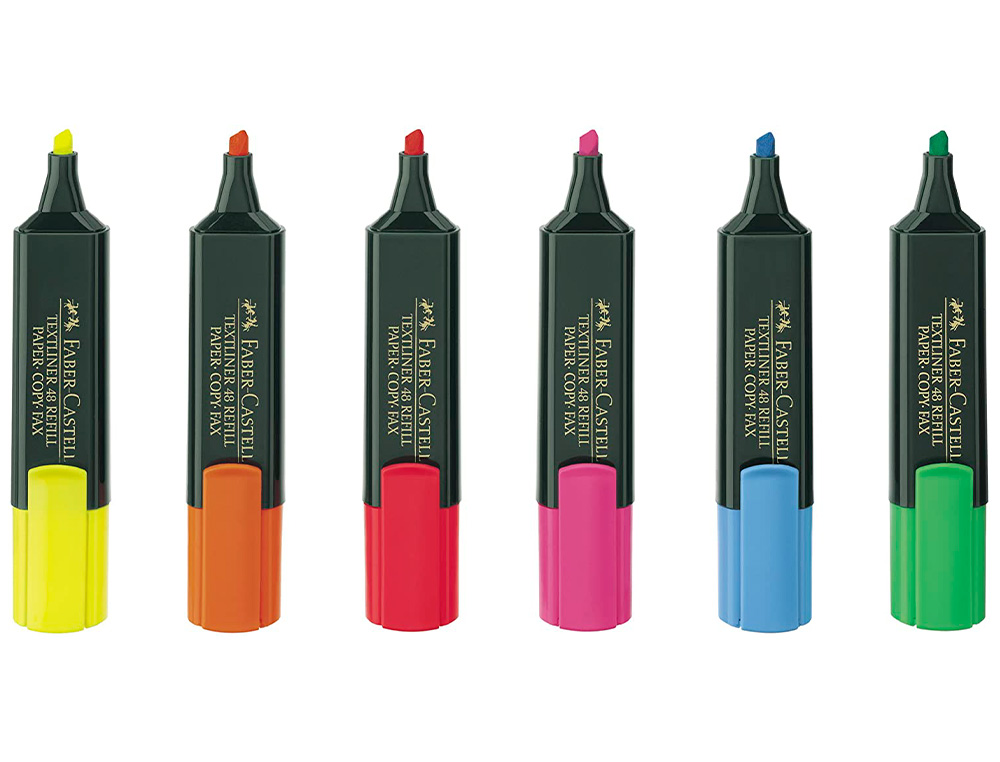 ROTULADOR FABER CASTELL FLUORESCENTE TEXTLINER 48 NARANJA