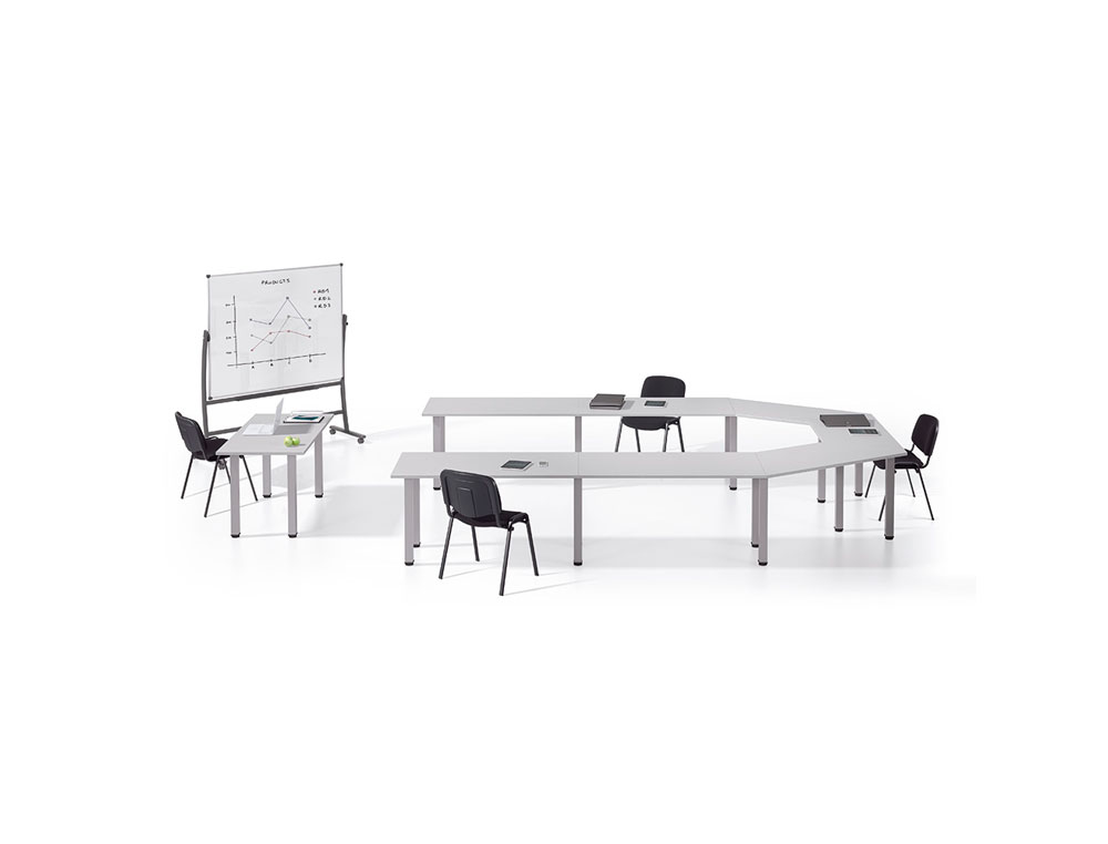 SILLA ROCADA CONFIDENTE ESTRUCTURA METALICA TAPIZADA EN TELA IGNIFUGA NEGRA 57X81X48 CM