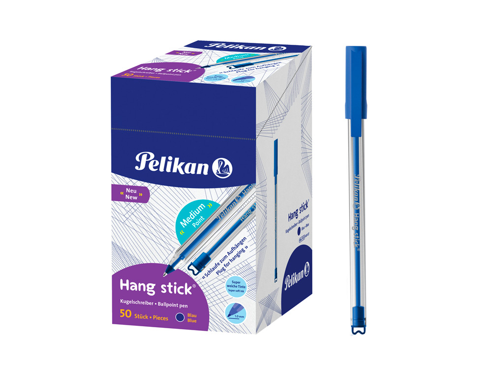 BOLIGRAFO PELIKAN STICK SUPER SOFT AZUL