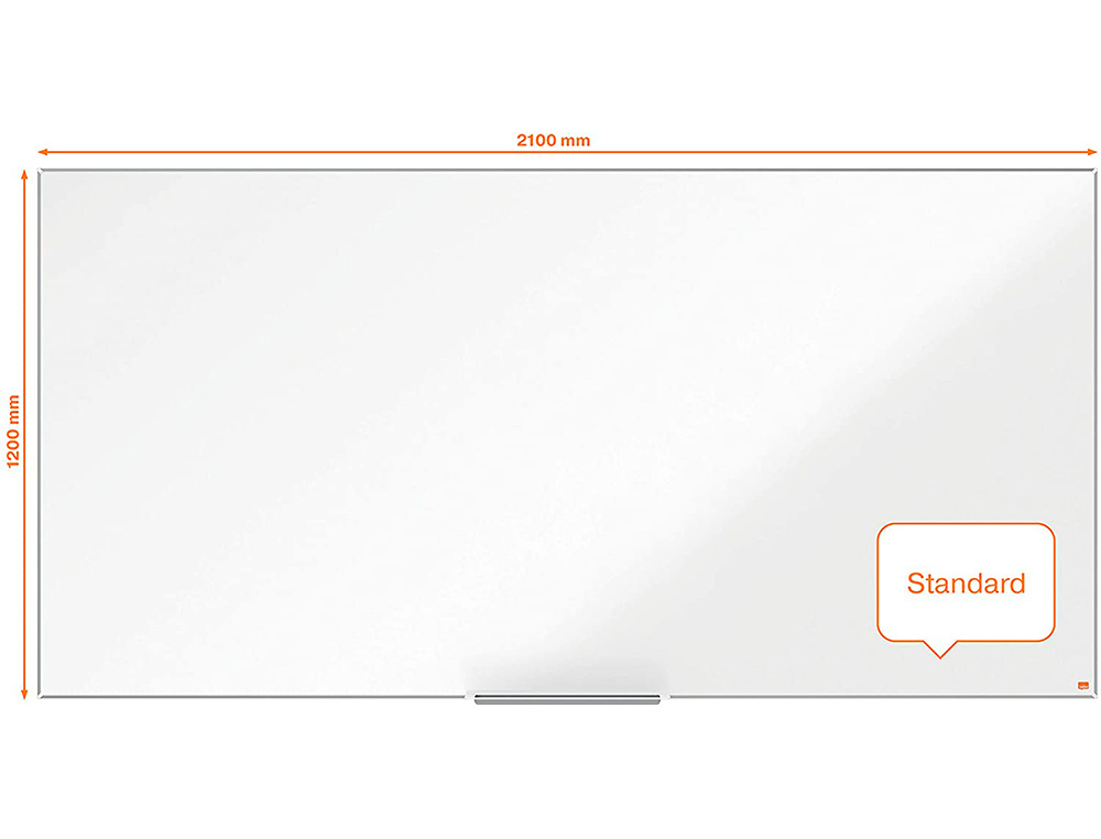 PIZARRA BLANCA NOBO NANO CLEAN IP PRO LACADA MAGNETICA 2000X1000 MM