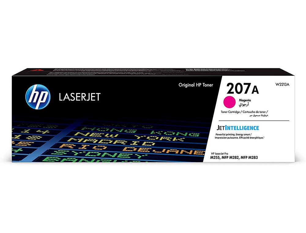 TONER HP 207A HP LASERJET PRO M255DW / M255NW / M282NW / M283FDN MAGENTA 1250 PAGINAS