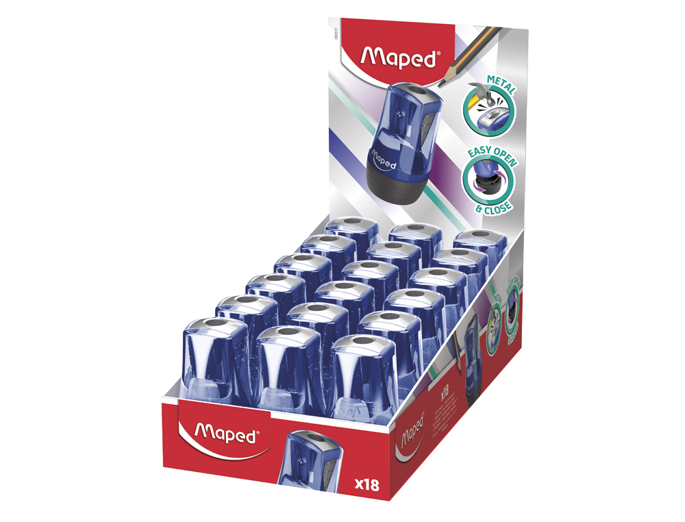 SACAPUNTAS MAPED METALICO TONIC 1 USO CON DEPOSITO