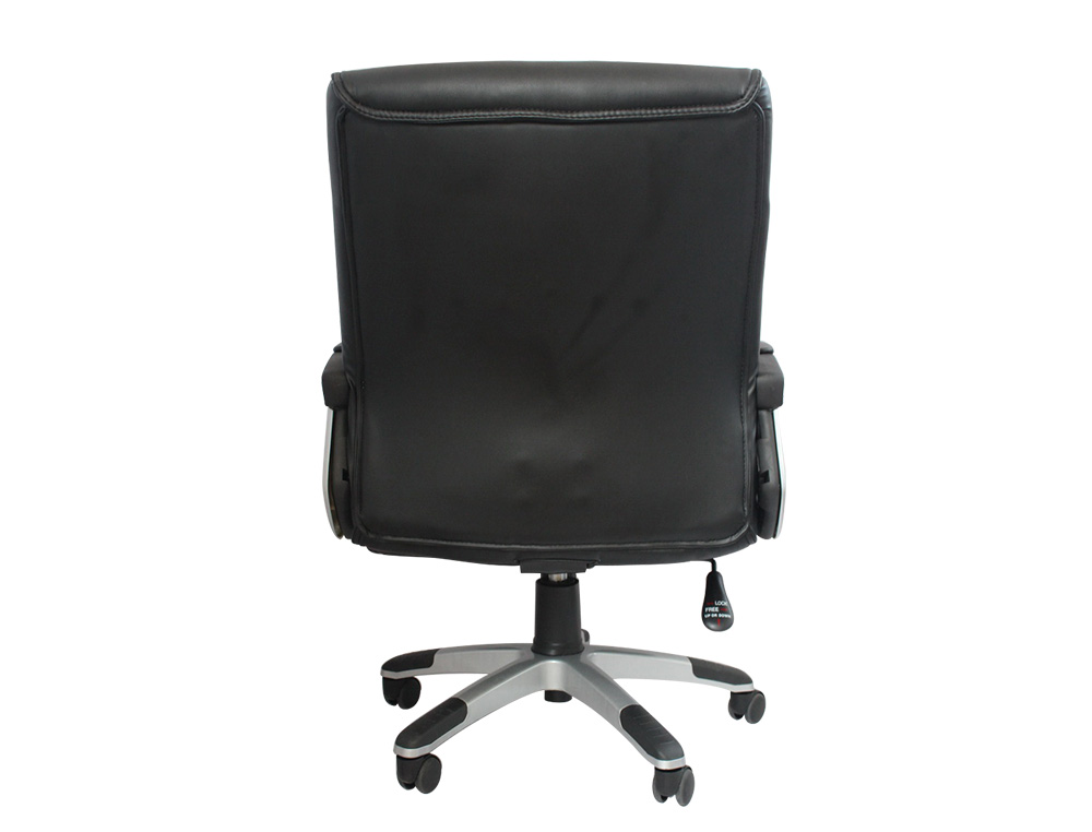 SILLA DE DIRECCION Q-CONNECT CON RESPALDO MEDIO REGULABLE ALTURA 900+85MM ALTO 500MM ANCHO Y 500MM PROF COLOR NEGRO