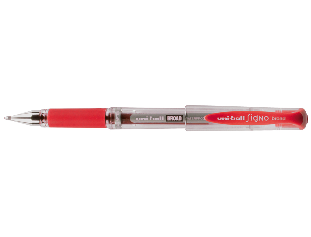BOLIGRAFO UNI-BALL UM-153 SIGNO BROAD ROJO 1 MM TINTA GEL