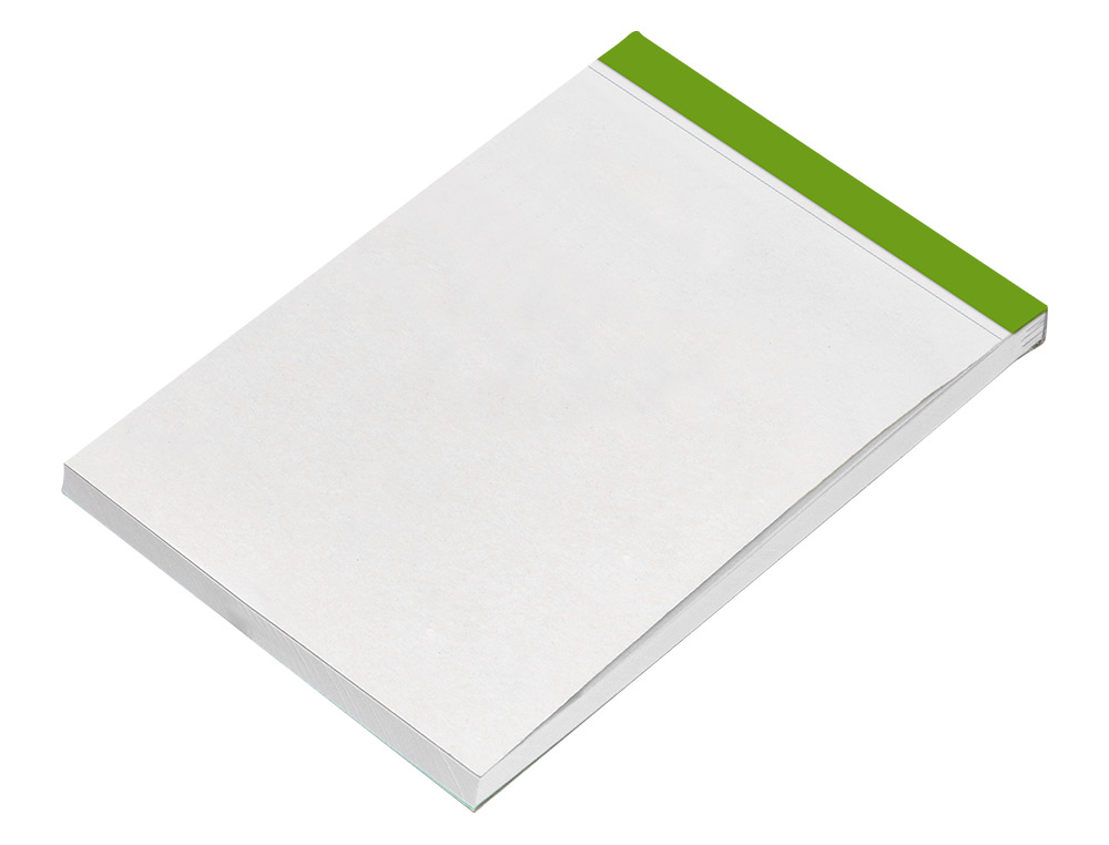 BLOC NOTAS LIDERPAPEL LISO A7 80 HOJAS 60 G/M2 PERFORADO SIN TAPA