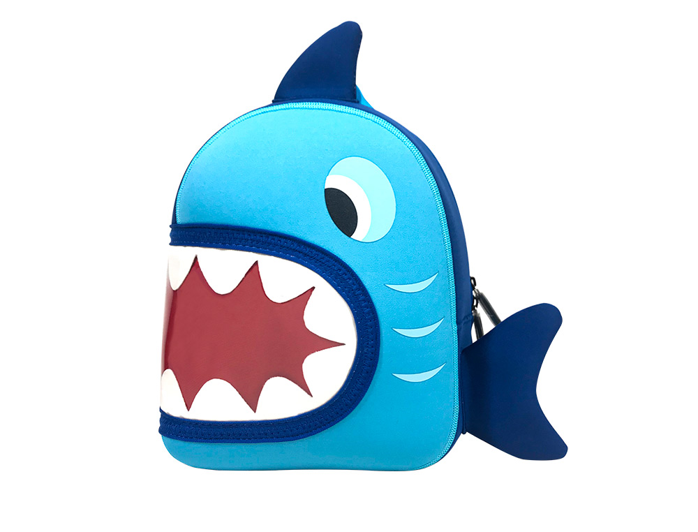 CARTERA ESCOLAR LIDERPAPEL MOCHILA INFANTIL TIBURON 280X210X105 MM