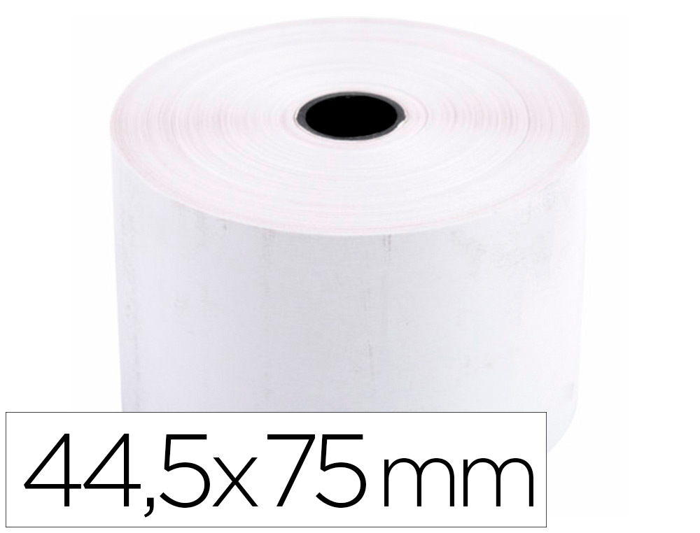 ROLLO SUMADORA Q-CONNECT ELECTRO 44,5 MM ANCHO X 75 MM DIAMETRO SIN BISFENOL A