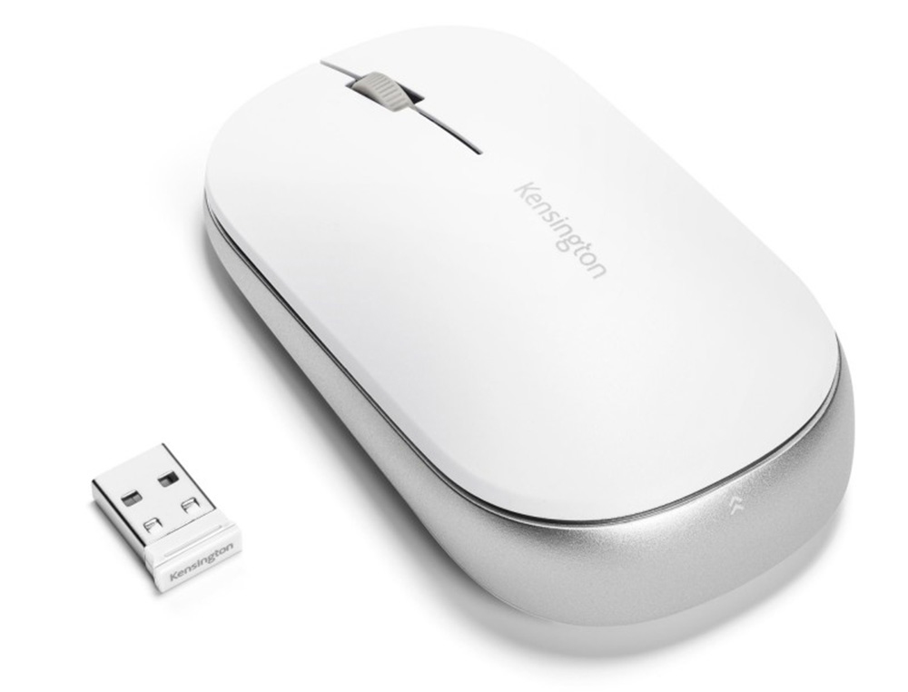 RATON KENSINGTON INALAMBRICO SURETRACK DUAL COLOR BLANCO